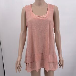 Two by‎ Vince Camuto Coral Dusk Summer Breeze Tank Sz Medium NWT